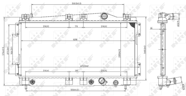 WG1722756 WILMINK GROUP Радиатор, охлаждение двигателя