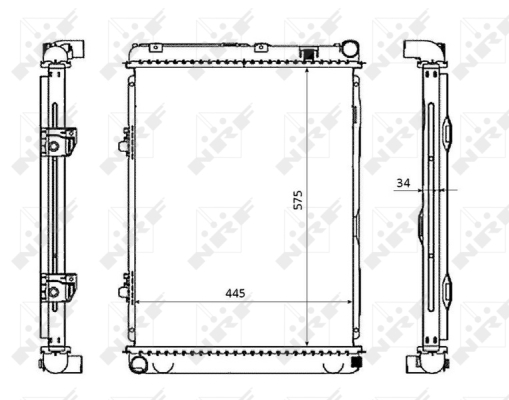 WG1722669 WILMINK GROUP Радиатор, охлаждение двигателя