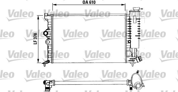 730960 VALEO Радиатор, охлаждение двигателя