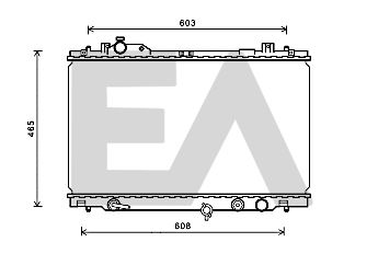 31R71270 EACLIMA Радиатор, охлаждение двигателя