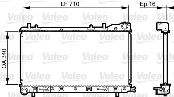 734405 VALEO Радиатор, охлаждение двигателя