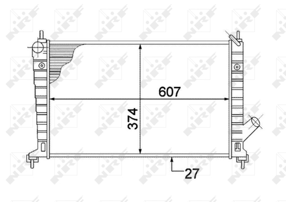 WG1722613 WILMINK GROUP Радиатор, охлаждение двигателя