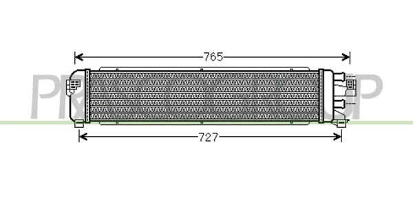 ME027R011 PRASCO Радиатор, охлаждение двигателя
