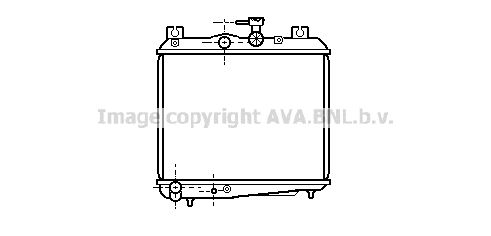 SU2020 AVA QUALITY COOLING Радиатор, охлаждение двигателя