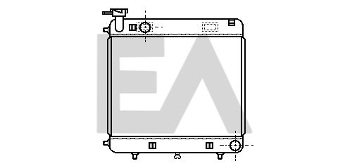 31R50115 EACLIMA Радиатор, охлаждение двигателя