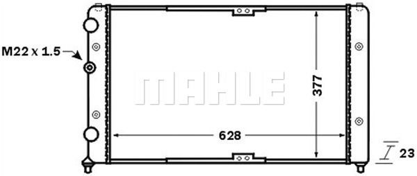 CR1535000S MAHLE Радиатор, охлаждение двигателя