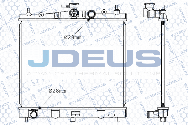 019M50 JDEUS Радиатор, охлаждение двигателя