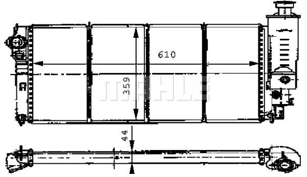 WG2183649 WILMINK GROUP Радиатор, охлаждение двигателя