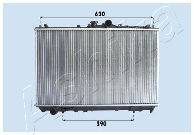 RDA163027 ASHIKA Радиатор, охлаждение двигателя