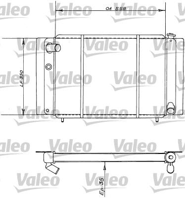 730137 VALEO Радиатор, охлаждение двигателя