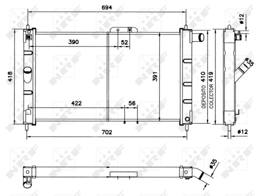 WG1721784 WILMINK GROUP Радиатор, охлаждение двигателя