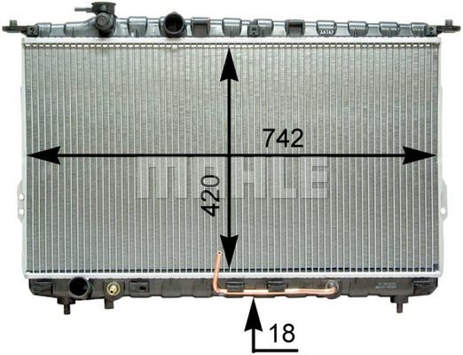 WG2182495 WILMINK GROUP Радиатор, охлаждение двигателя