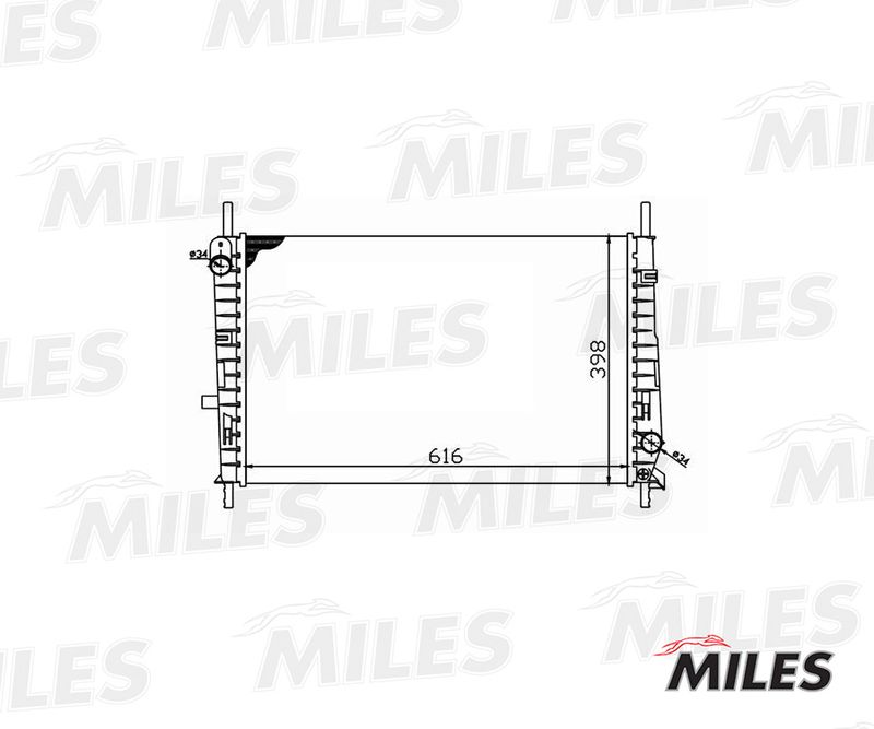 ACRM045 MILES Радиатор, охлаждение двигателя