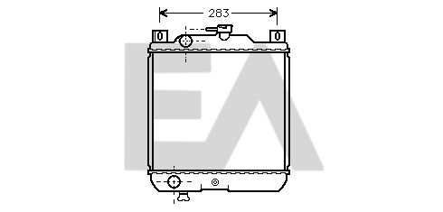 31R69008 EACLIMA Радиатор, охлаждение двигателя