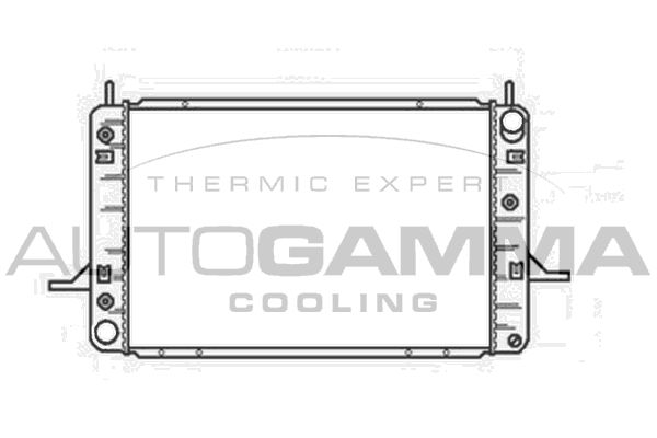 104171 AUTOGAMMA Радиатор, охлаждение двигателя