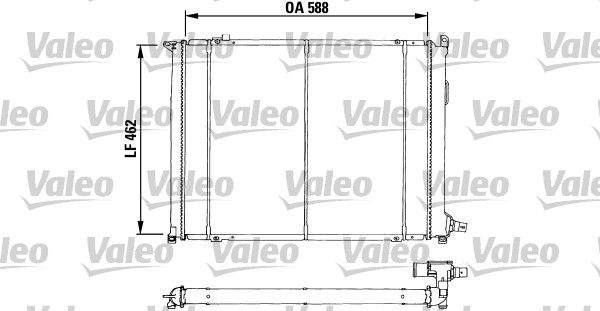 730545 VALEO Радиатор, охлаждение двигателя