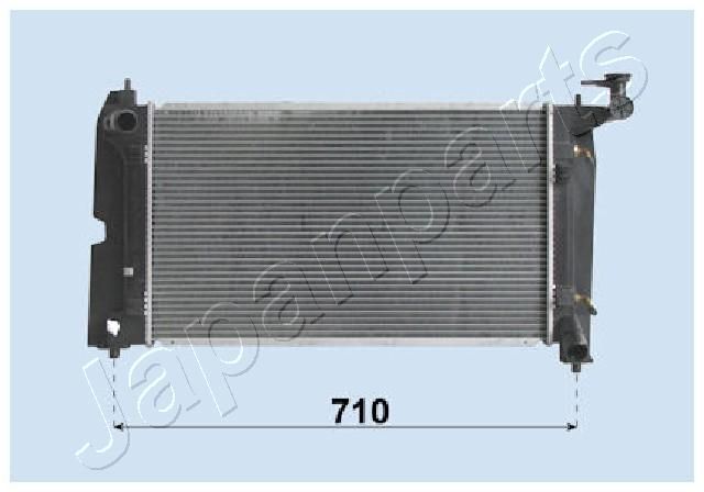 RDA153116 JAPANPARTS Радиатор, охлаждение двигателя