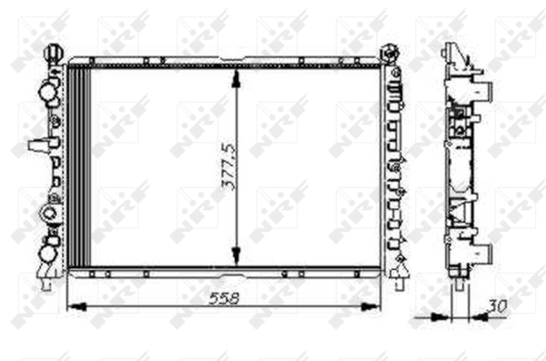 WG1722841 WILMINK GROUP Радиатор, охлаждение двигателя