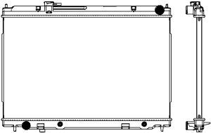 32511021 SAKURA Automotive Радиатор, охлаждение двигателя