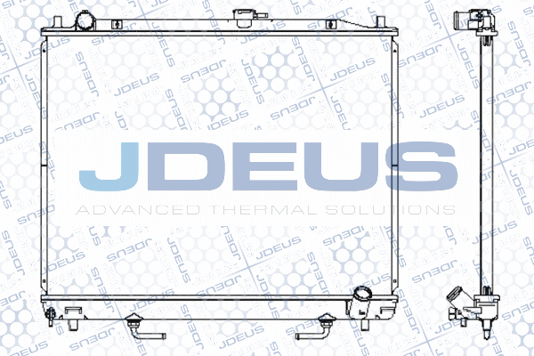 018M42 JDEUS Радиатор, охлаждение двигателя