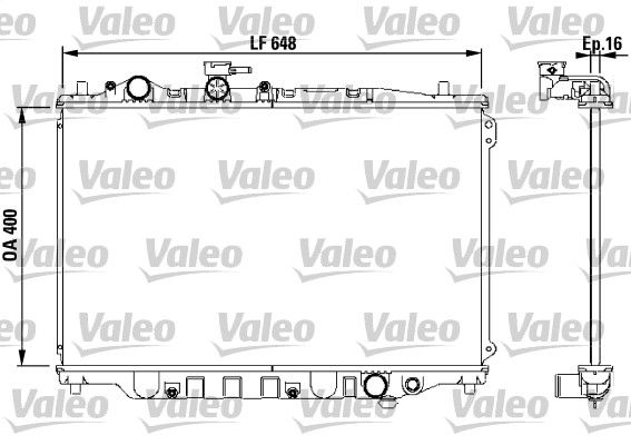 730440 VALEO Радиатор, охлаждение двигателя