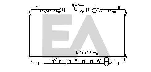 31R26013 EACLIMA Радиатор, охлаждение двигателя