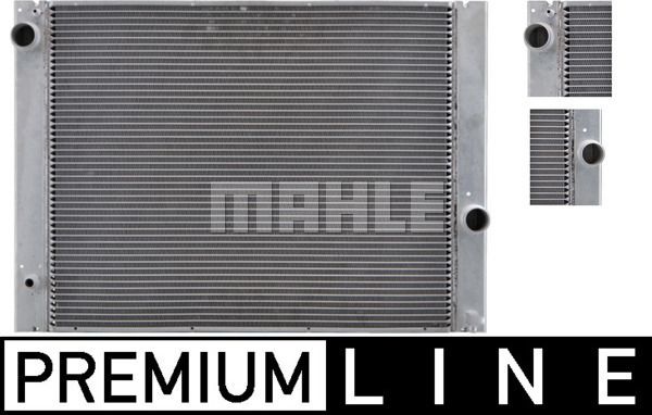 CR580000P MAHLE Радиатор, охлаждение двигателя