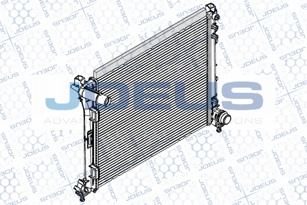 RA0111351 JDEUS Радиатор, охлаждение двигателя