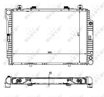 WG1722916 WILMINK GROUP Радиатор, охлаждение двигателя