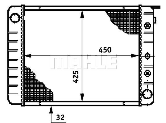 WG2183860 WILMINK GROUP Радиатор, охлаждение двигателя