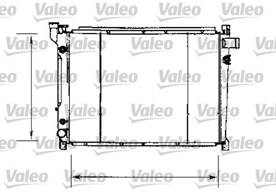 731088 VALEO Радиатор, охлаждение двигателя