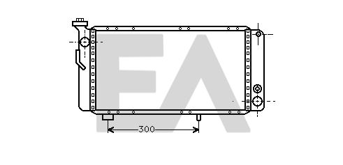 31R60006 EACLIMA Радиатор, охлаждение двигателя