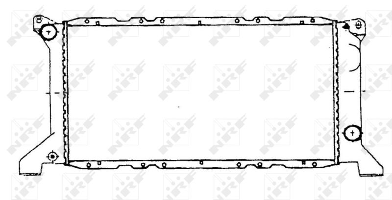 507373 NRF Радиатор, охлаждение двигателя