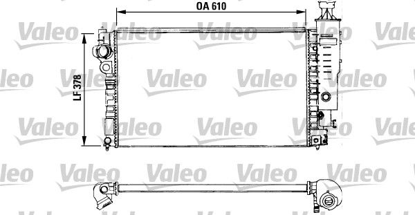 730577 VALEO Радиатор, охлаждение двигателя