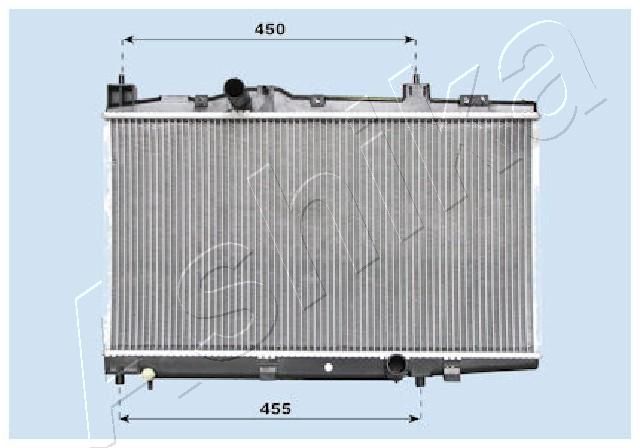 RDA153009 ASHIKA Радиатор, охлаждение двигателя