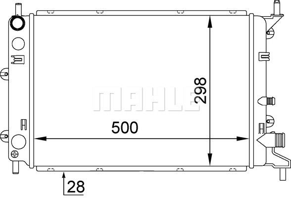 WG2183529 WILMINK GROUP Радиатор, охлаждение двигателя