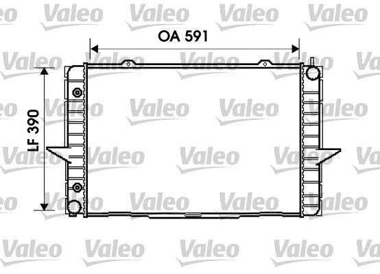 734856 VALEO Радиатор, охлаждение двигателя