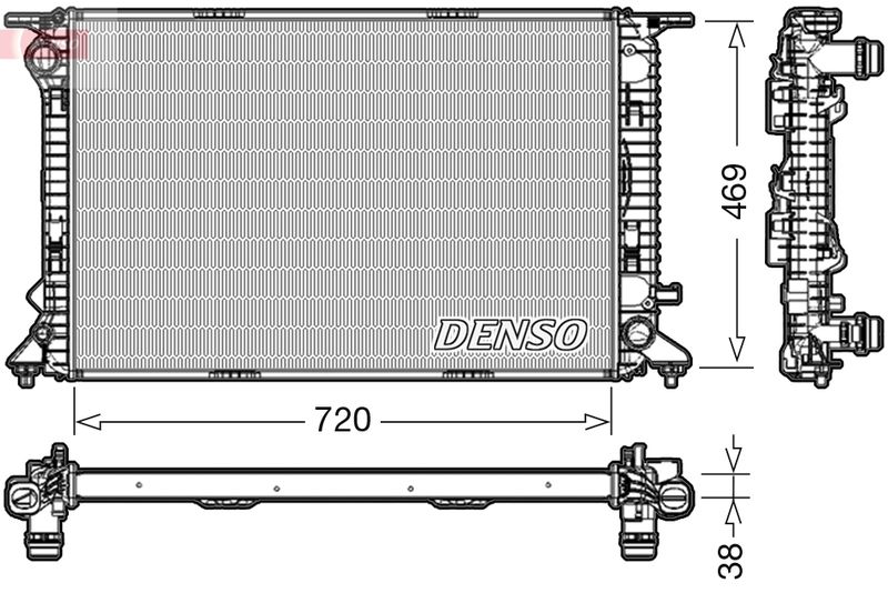 WG1918826 WILMINK GROUP Радиатор, охлаждение двигателя