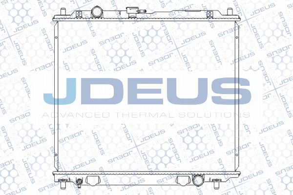 M0180260 JDEUS Радиатор, охлаждение двигателя