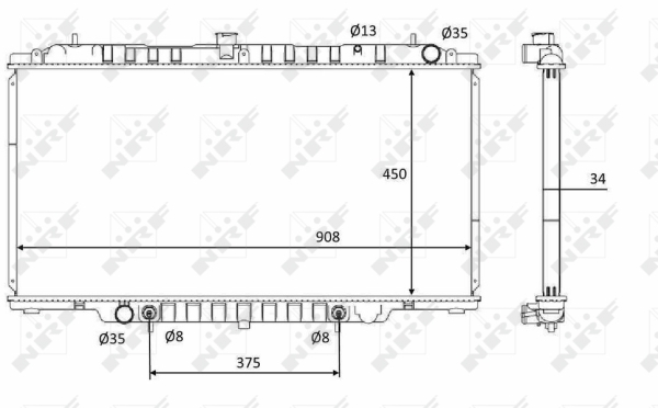 WG1723464 WILMINK GROUP Радиатор, охлаждение двигателя