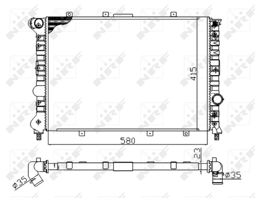 WG1723194 WILMINK GROUP Радиатор, охлаждение двигателя