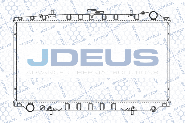 M0190410 JDEUS Радиатор, охлаждение двигателя