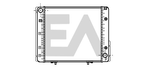 31R50110 EACLIMA Радиатор, охлаждение двигателя