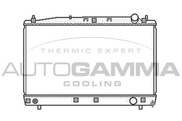 103858 AUTOGAMMA Радиатор, охлаждение двигателя