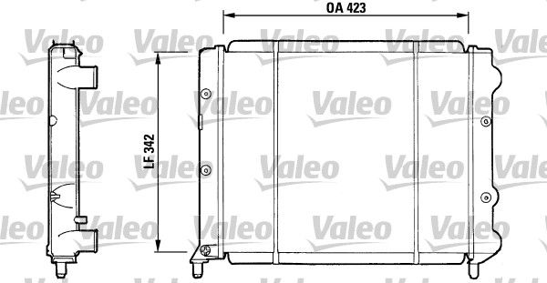 730081 VALEO Радиатор, охлаждение двигателя