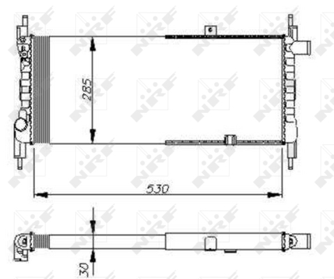 WG1723499 WILMINK GROUP Радиатор, охлаждение двигателя