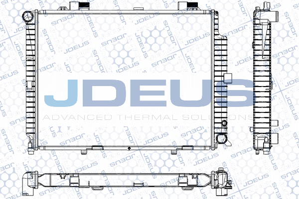 RA0170630 JDEUS Радиатор, охлаждение двигателя