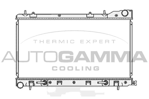 104706 AUTOGAMMA Радиатор, охлаждение двигателя