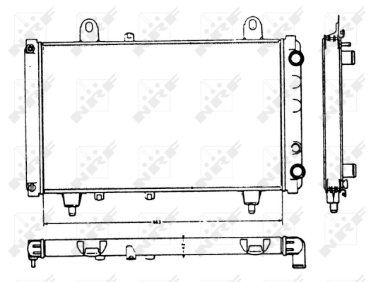 WG1723511 WILMINK GROUP Радиатор, охлаждение двигателя