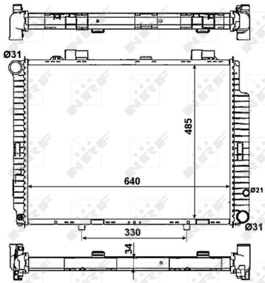 WG1722599 WILMINK GROUP Радиатор, охлаждение двигателя